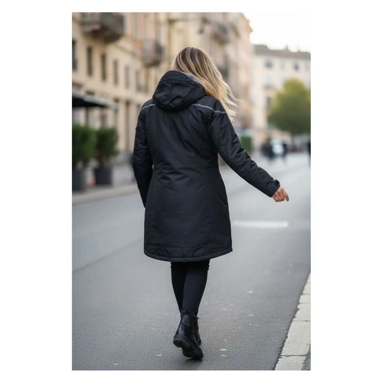 Cappotto Donna 7/8 Held Tess 6841 Nero