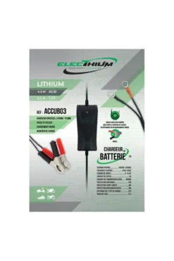 Carica Batterie E Manutentore Litio / Agm / Acido 12v. 2a.