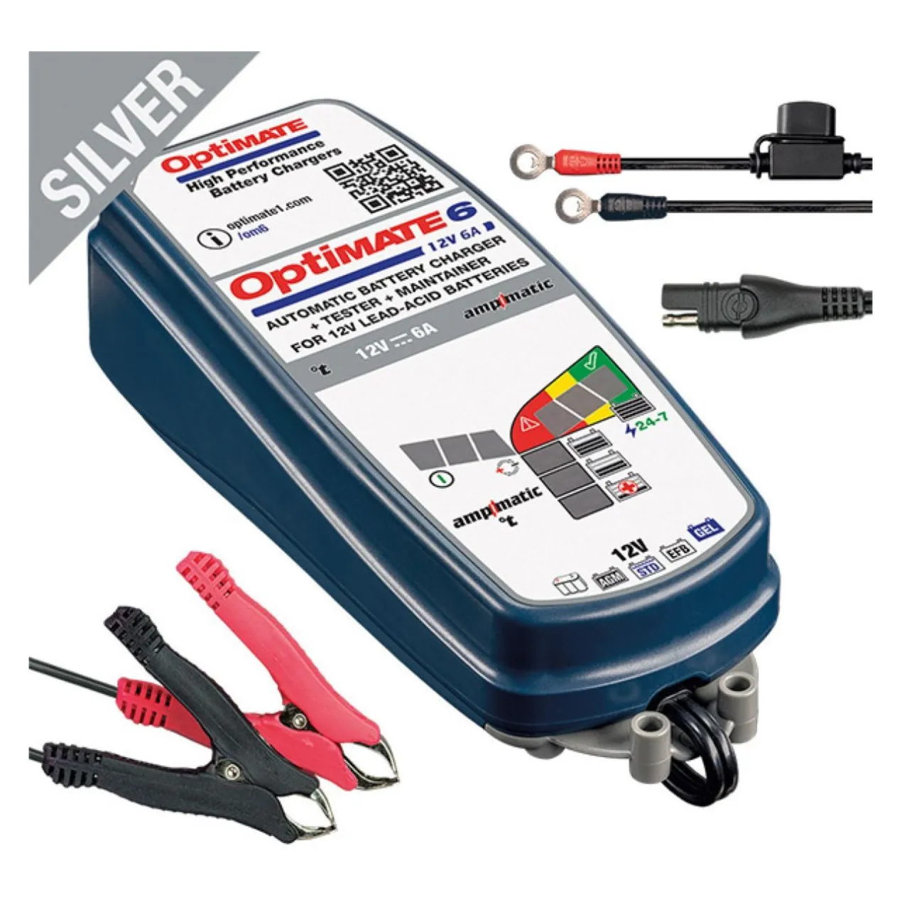 Carica Batterie Tecmate Optimate 6 Ampmatic 6a (tm360)