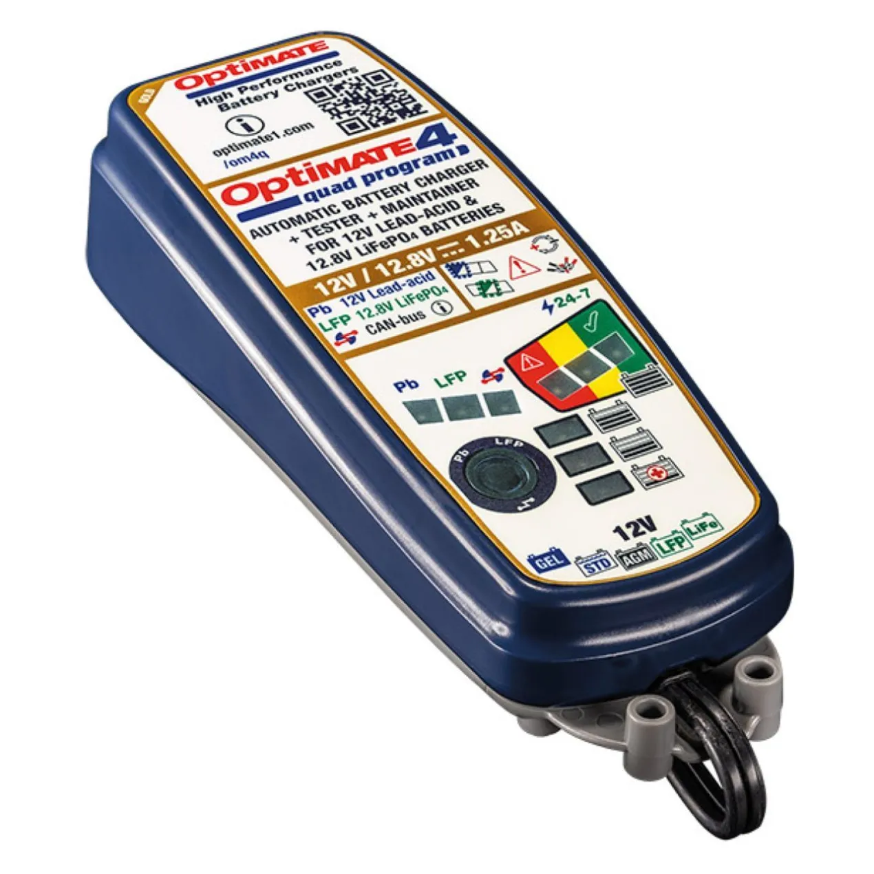 Caricabatterie Optimate 4 Quad Program Premium Ed. (tm630-pr)