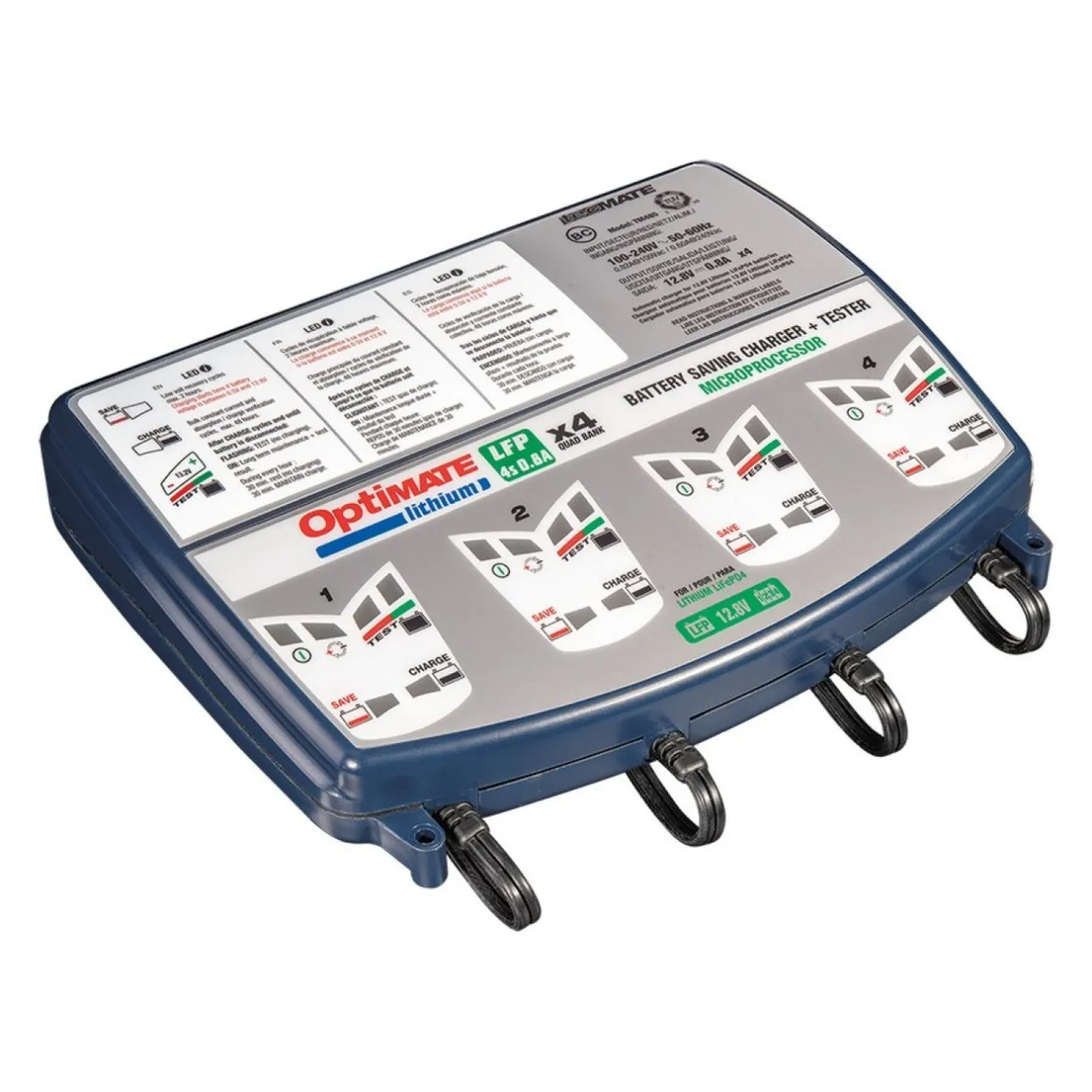 Caricabatterie Optimate Lithium 4s X 4 Quad Bank