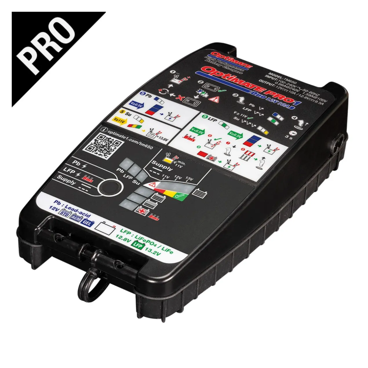 Caricabatterie Optimate Pro-1 Duo 10a