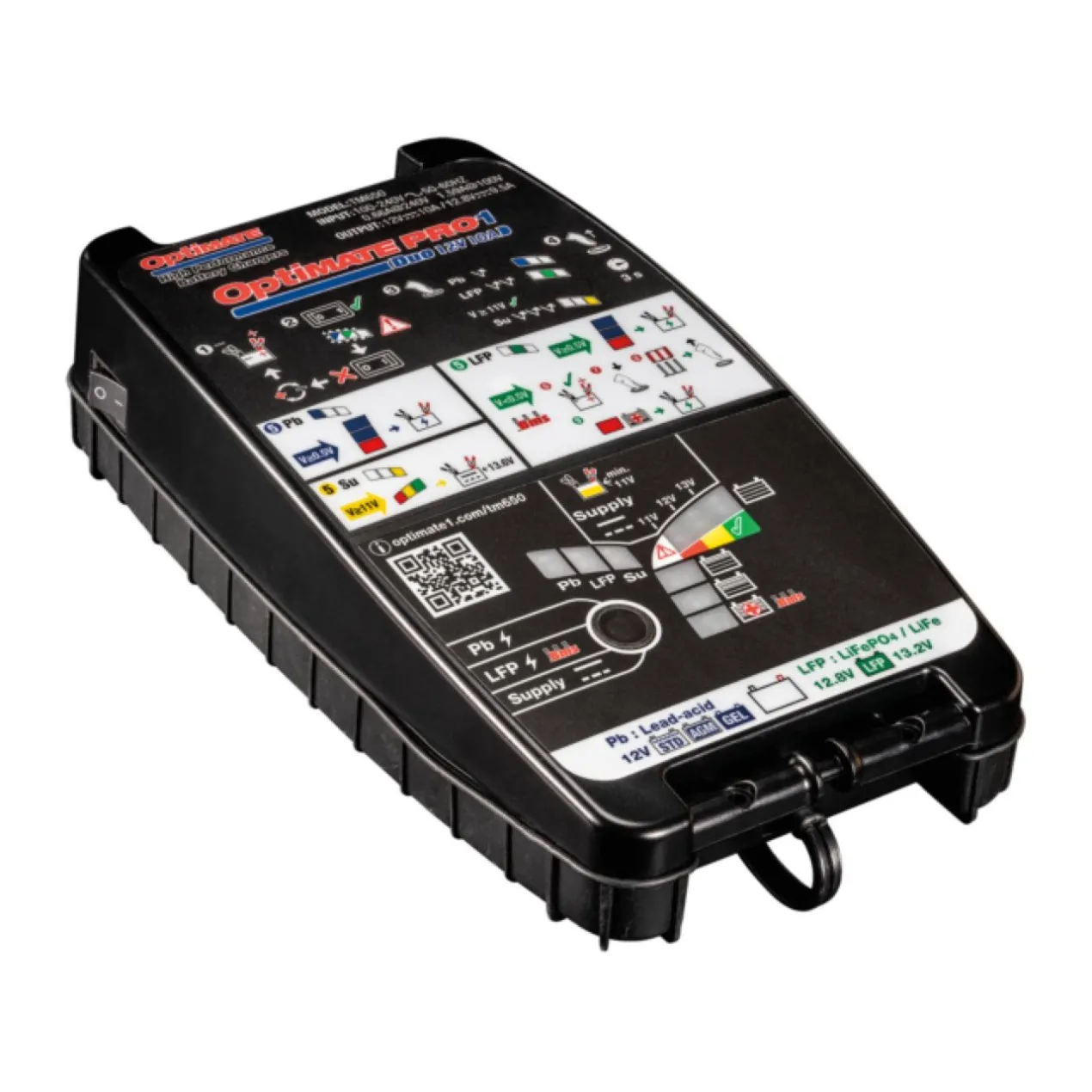 Caricabatterie Optimate Pro-1 Duo 10a