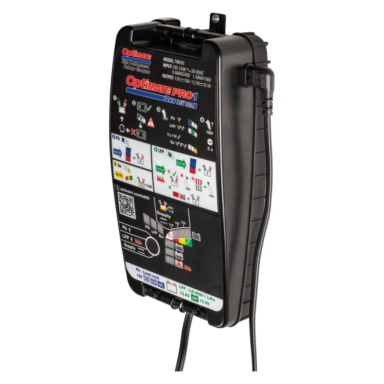 Caricabatterie Optimate Pro-1 Duo 10a