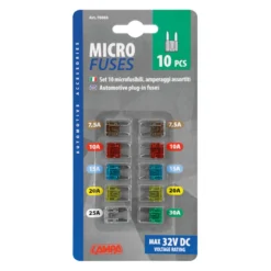 Cartellina Micro Fusibili 10pz Lampa 70085
