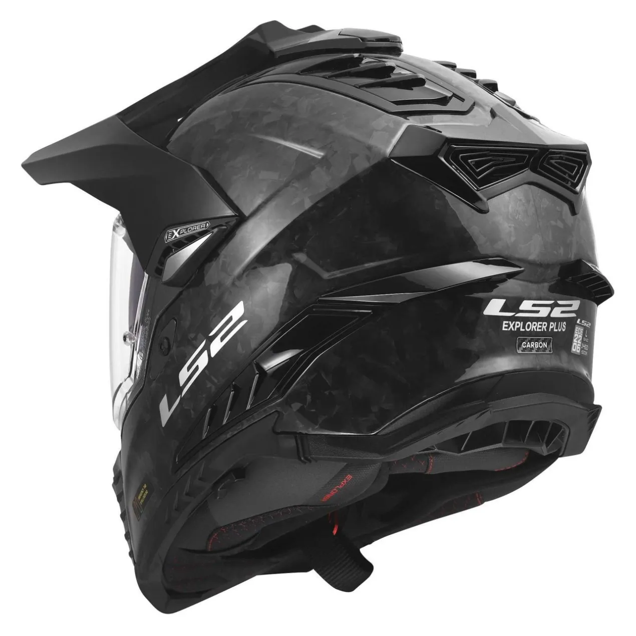 Casco Adventure Ls2 Mx701 C Explorer Forged Carbon