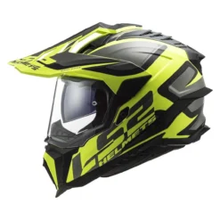 Casco Adventure Ls2 Mx701 Explorer Alter Matt Black H-v Yello