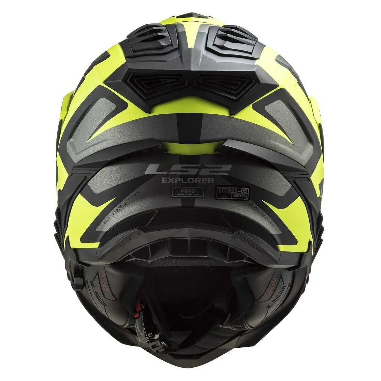 Casco Adventure Ls2 Mx701 Explorer Alter Matt Black H-v Yello