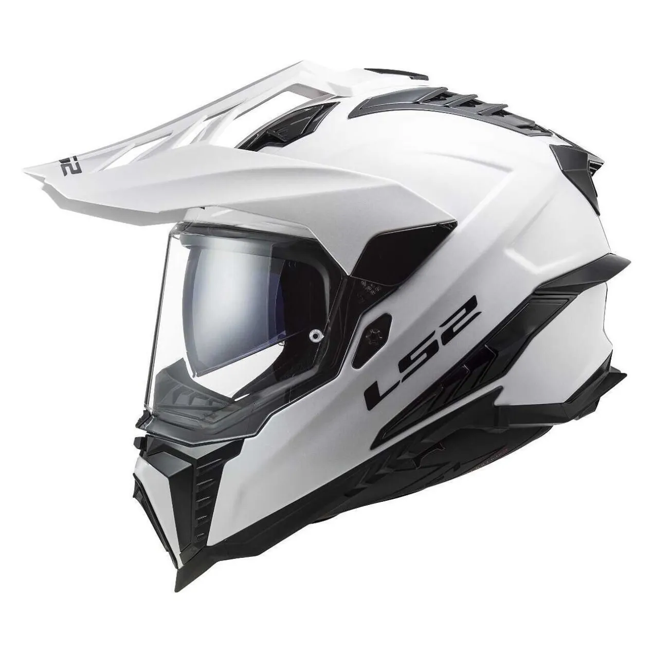 Casco Adventure Ls2 Mx701 Explorer Solid White
