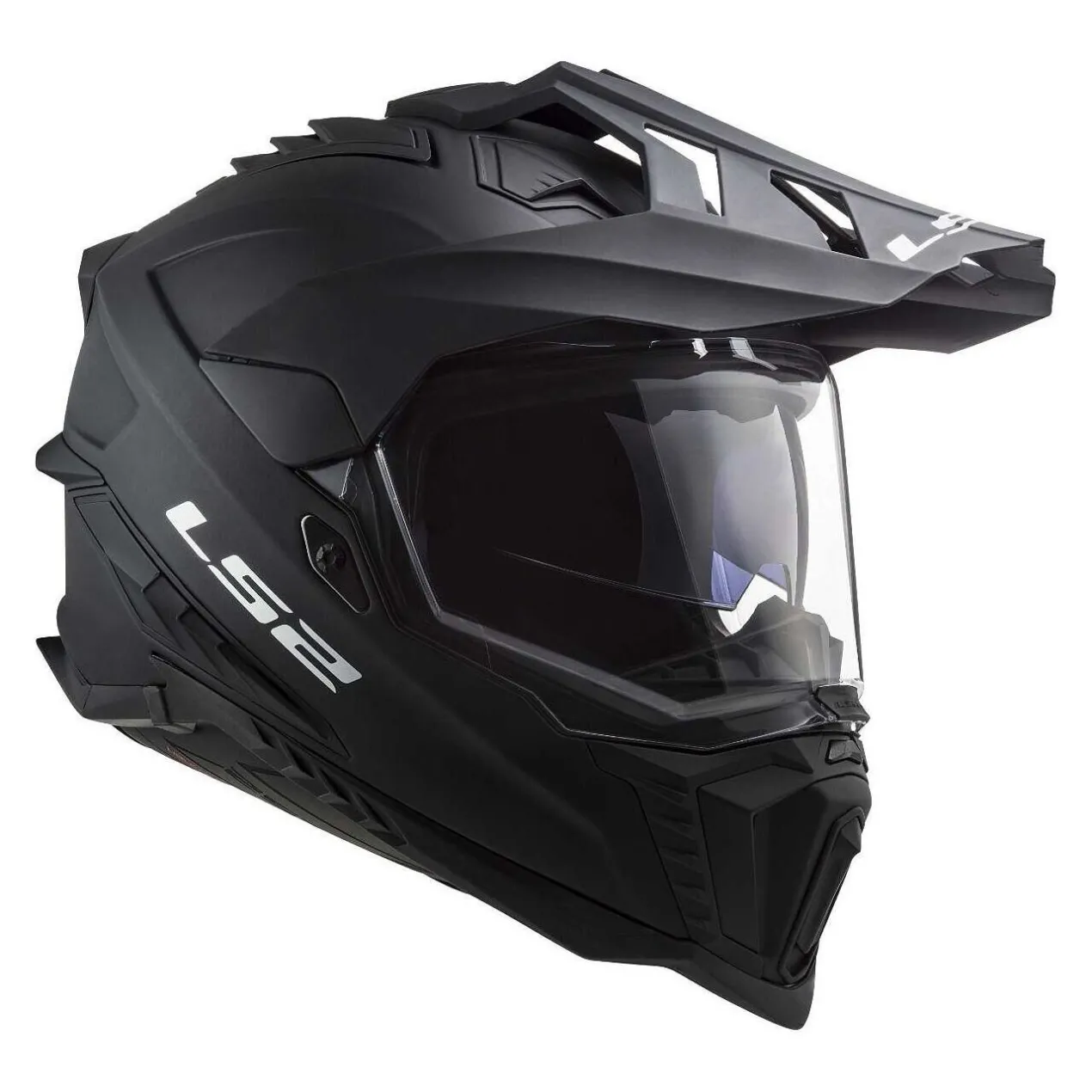 Casco Adventure Ls2 Mx701 Explorer Solid Matt Black