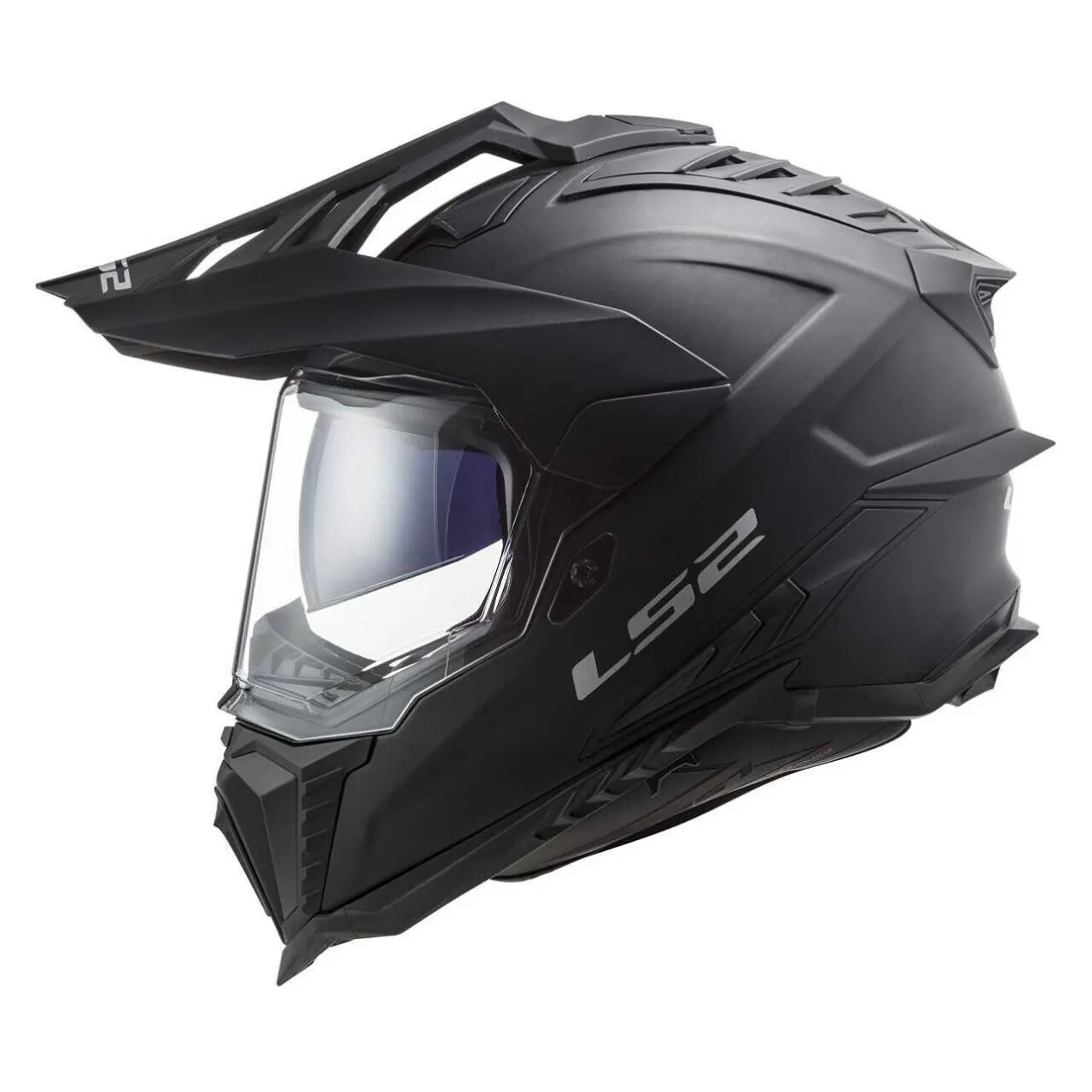 Casco Adventure Ls2 Mx701 Explorer Solid Matt Black