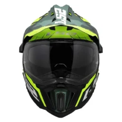 Casco Adventure Ls2 Mx701 Explorer Spire Green H-v Yellow
