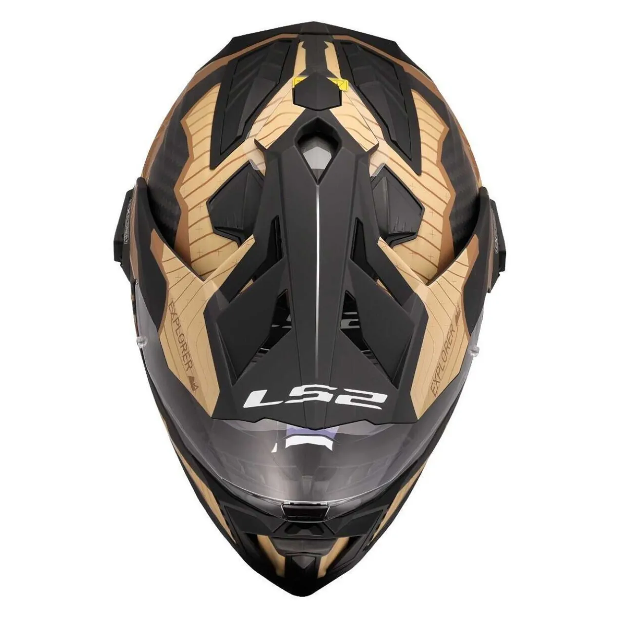 Casco Adventure Ls2 Mx701 Explorer C Trick Brown Sand