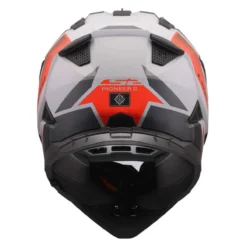 Casco Adventure Ls2 Mx702 Pioneer II Block Grey Red