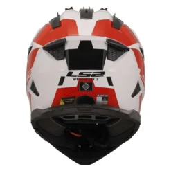 Casco Adventure Ls2 Mx702 Pioneer II Hill White Red