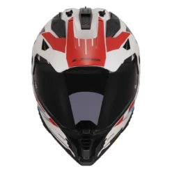Casco Adventure Ls2 Mx702 Pioneer II Namib White Blue Red