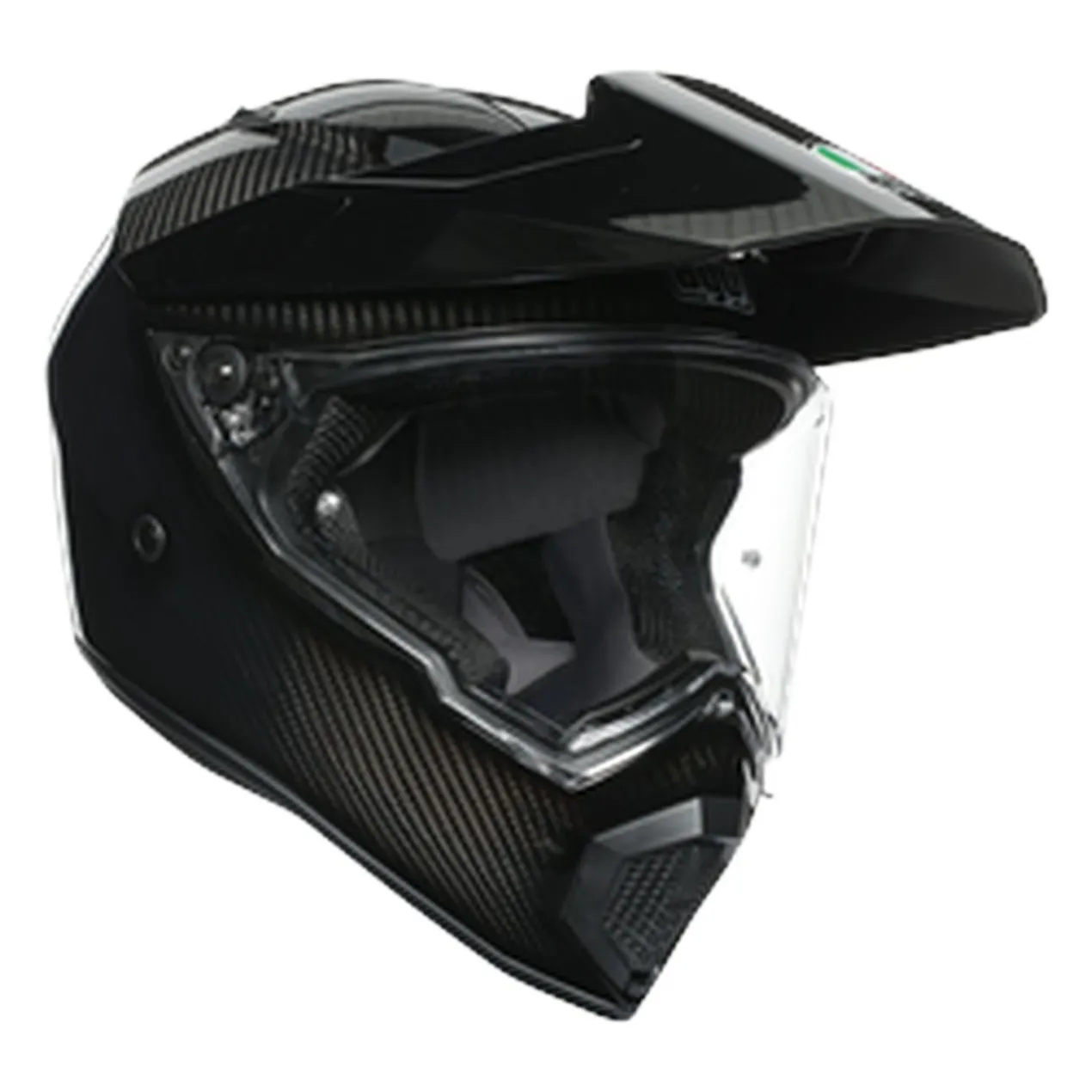 Casco Agv Ax9 E2206 Mono Glossy Carbon