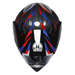 Casco Agv Ax9 E2206 Steppa Carbon/red/blue