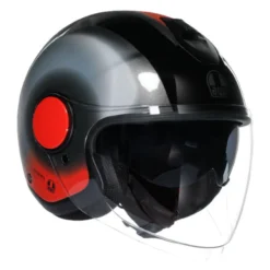 Casco Agv Eteres E2206 Levanto Black/silver/red
