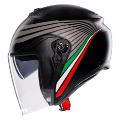 Casco Agv Irides E2206 Bologna Matt Black/tricolore