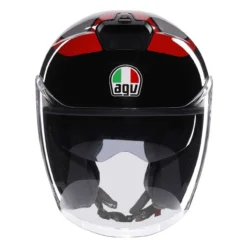 Casco Agv Irides E2206 Valenza Matt Grey/black/red