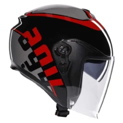 Casco Agv Irides E2206 Valenza Matt Grey/black/red