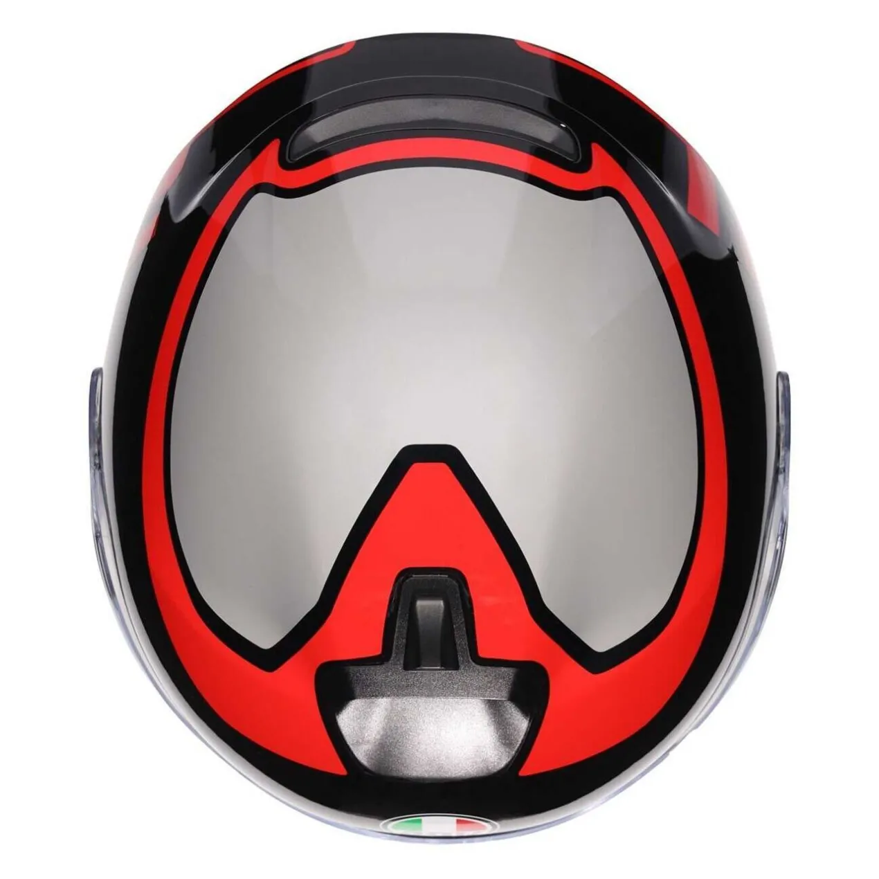 Casco Agv Irides E2206 Valenza Matt Grey/black/red