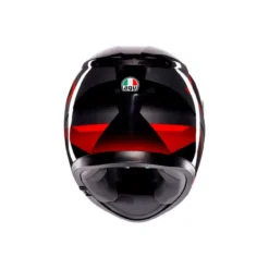 Casco Agv K3 E2206 Striga Black/grey/red