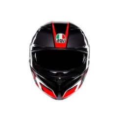 Casco Agv K3 E2206 Striga Black/grey/red