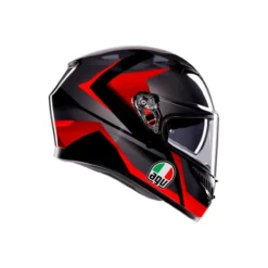 Casco Agv K3 E2206 Striga Black/grey/red