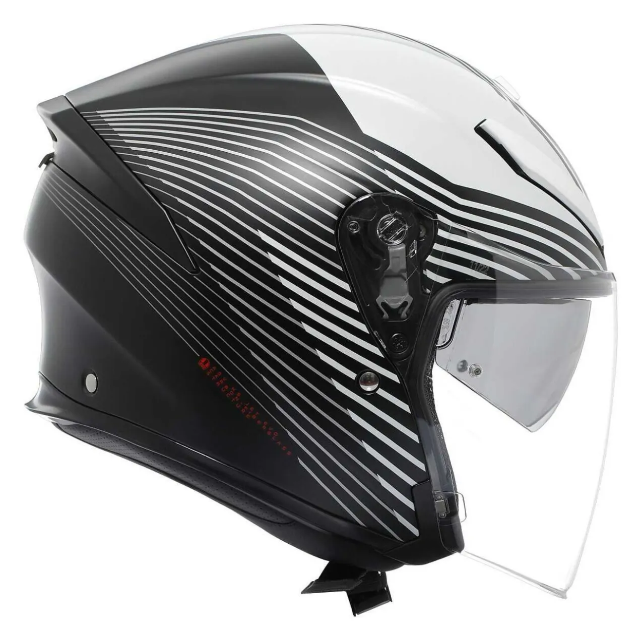 Casco Agv K5 Jet Evo E2206 Control Matt Black/white