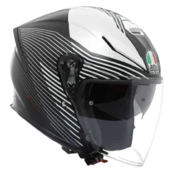 Casco Agv K5 Jet Evo E2206 Control Matt Black/white