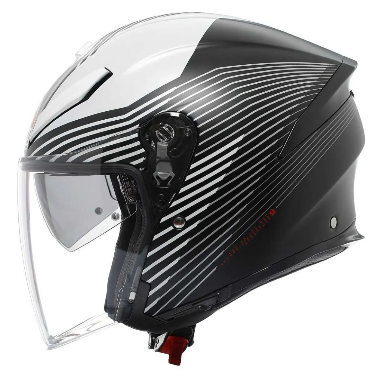 Casco Agv K5 Jet Evo E2206 Control Matt Black/white