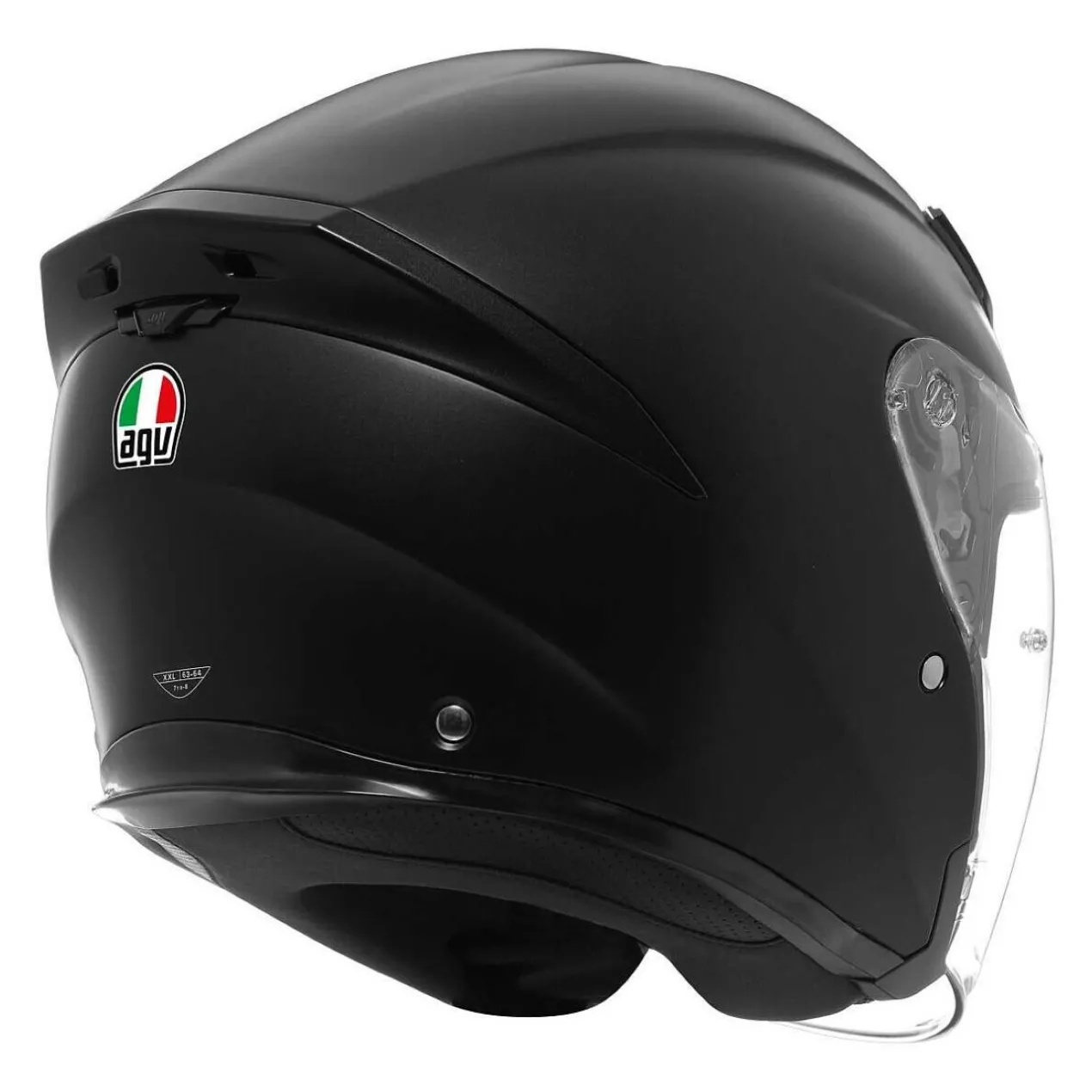 Casco Agv K5 Jet Evo E2206 Solid Matt Black