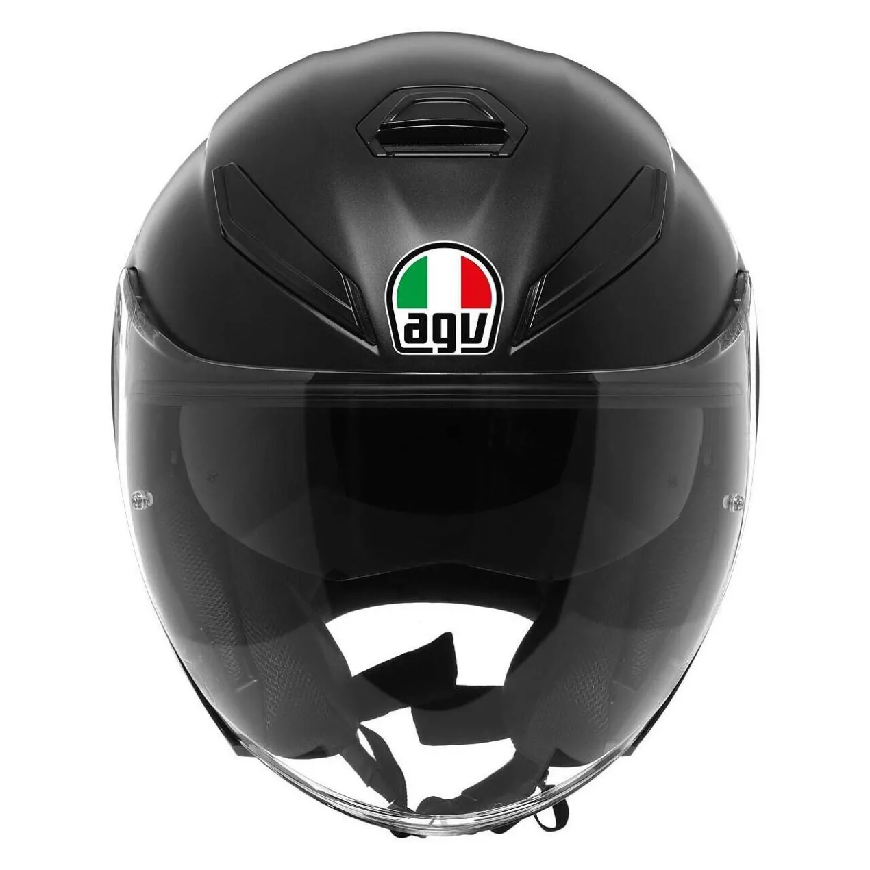 Casco Agv K5 Jet Evo E2206 Solid Matt Black