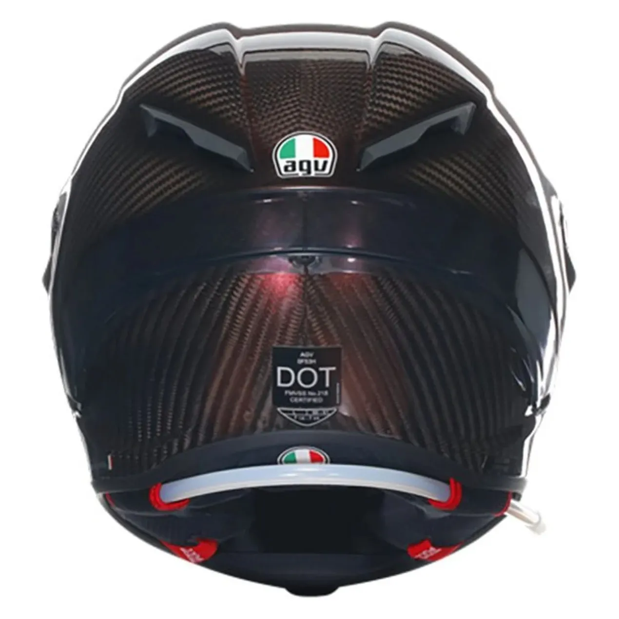 Casco Agv Pista Gp Rr E06 Dot Mono Red Carbon