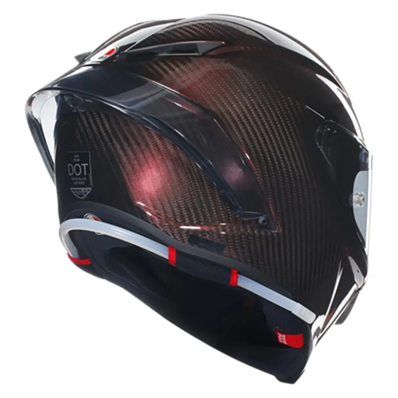 Casco Agv Pista Gp Rr E06 Dot Mono Red Carbon