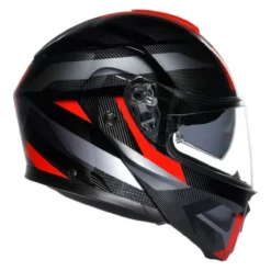 Casco Agv Streetmodular Ledro E2206 Mplk Black/red