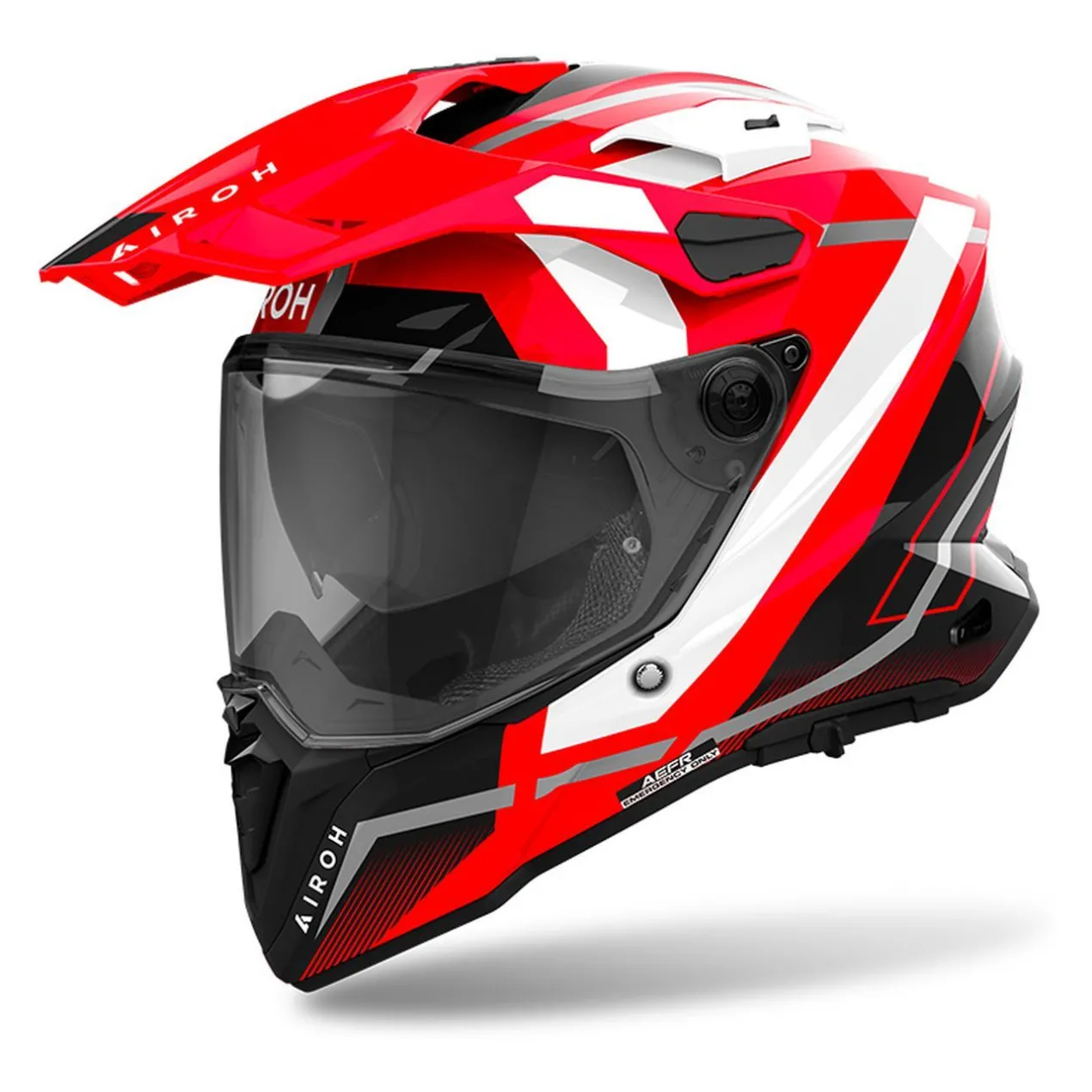 Casco Airoh Commander 2 Mavick 06 Red Gloss