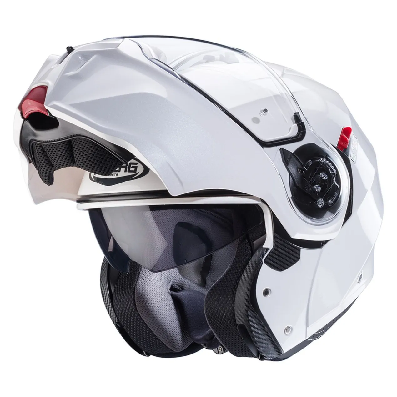 Casco Apribile Caberg Duke Evo White Metal