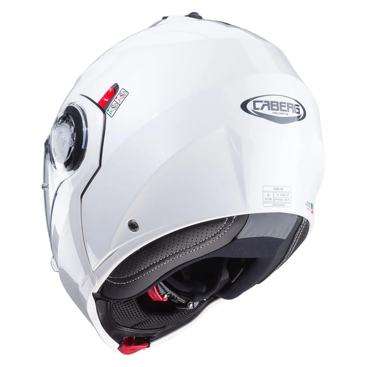 Casco Apribile Caberg Duke Evo White Metal