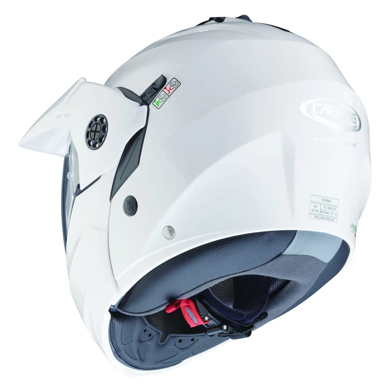 Casco Apribile Caberg Tourmax X White Metal