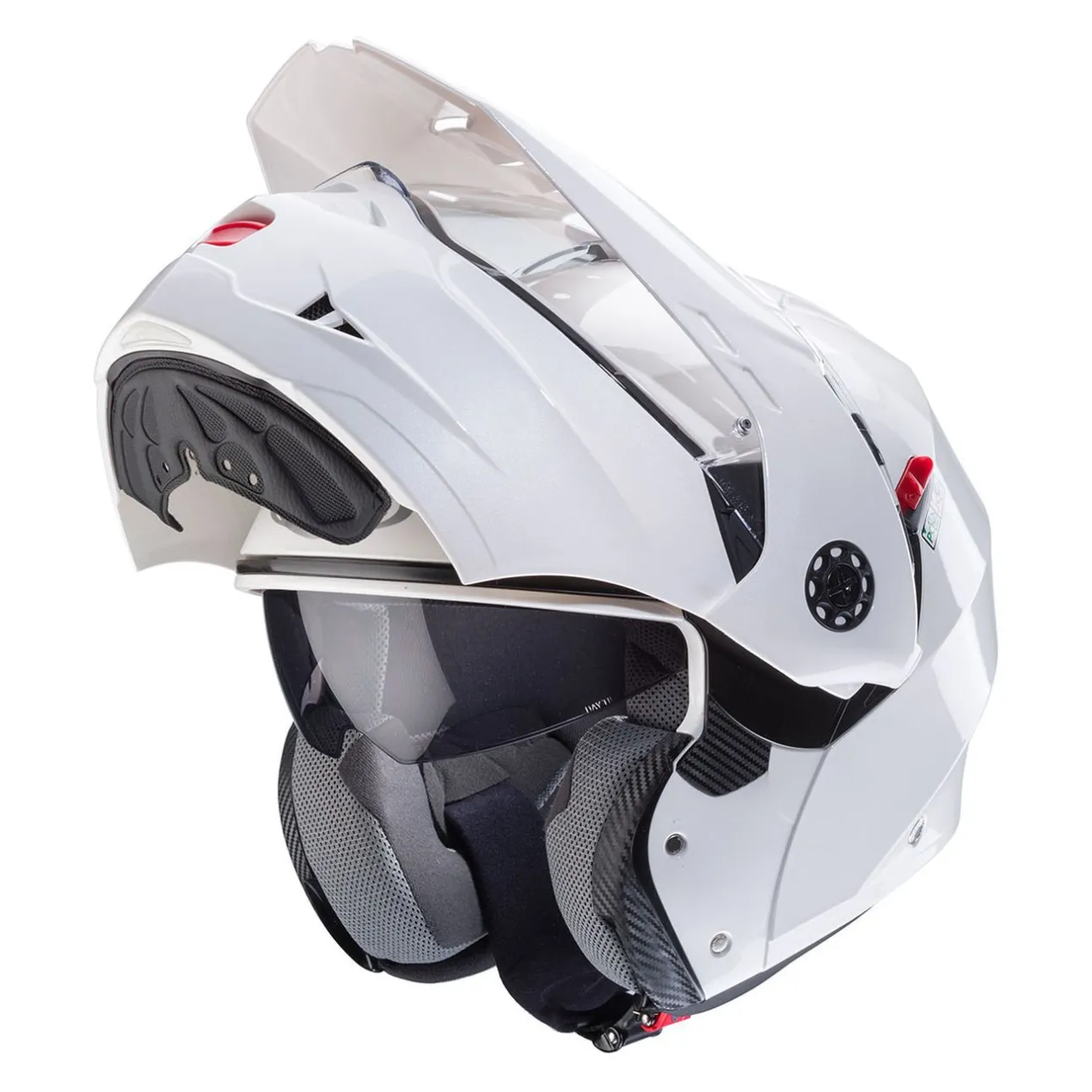 Casco Apribile Caberg Tourmax X White Metal