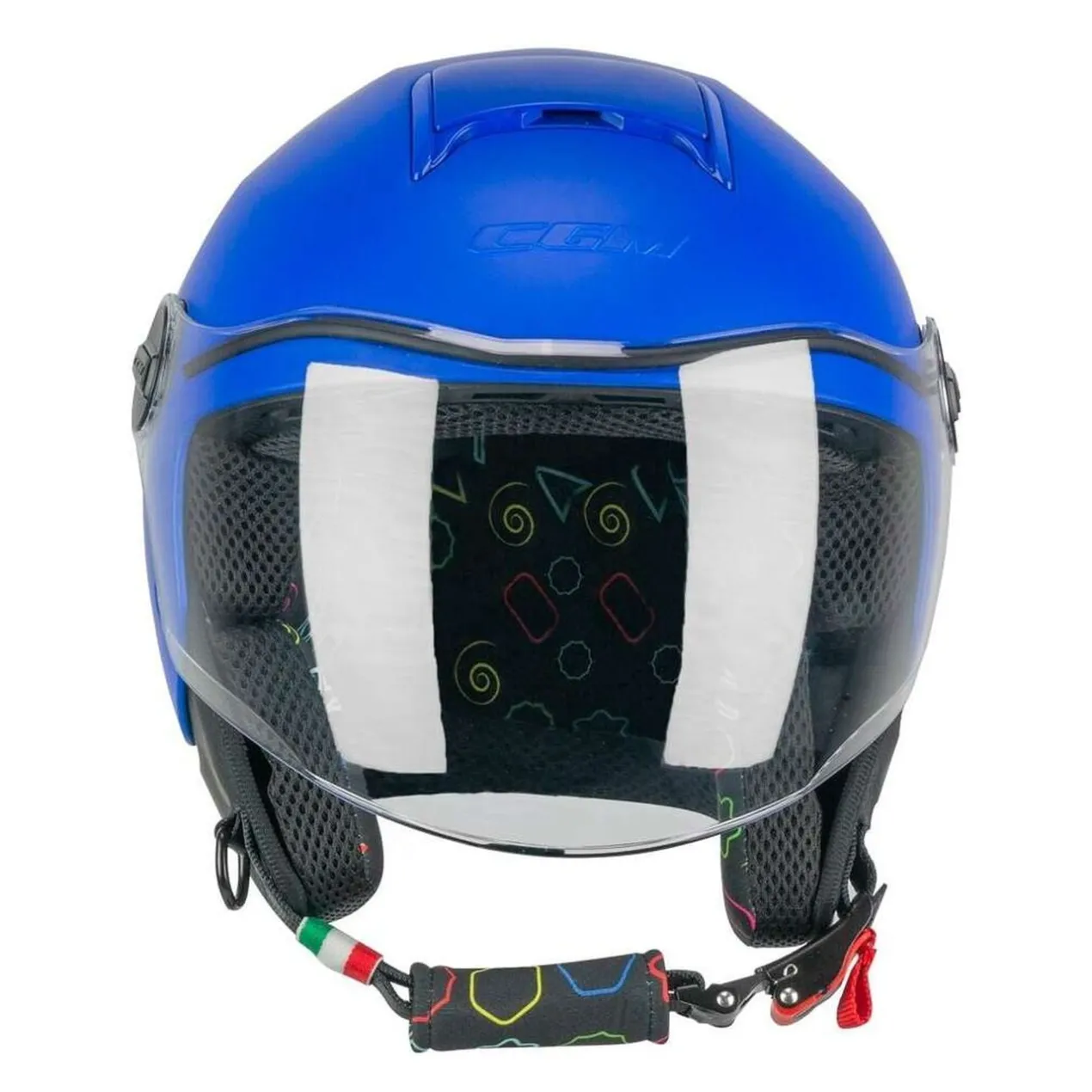 Casco Bambino Cgm 261a Mini Mono Azzurro Opaco