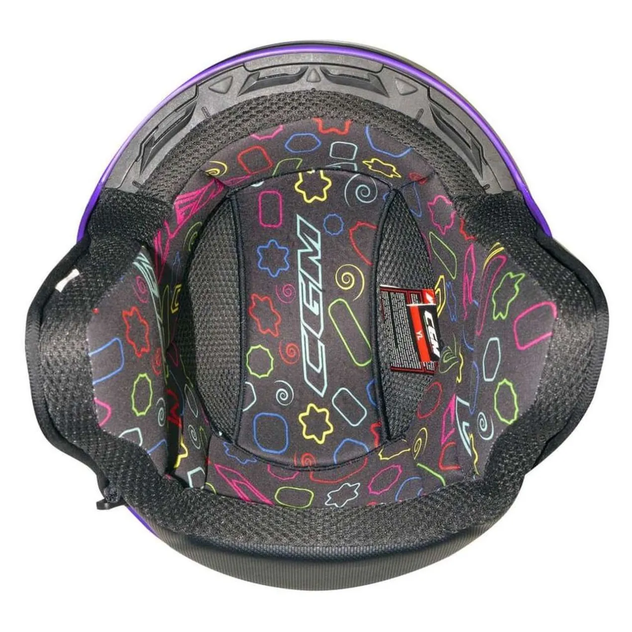 Casco Bambino Cgm 261g Mini Comics Fucsia Bianco