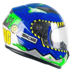Casco Bambino Cgm 265r Lucky Bio Blu Giallo Verde Fluo