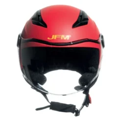 Casco Bambino Con Visiera Jf710 Baby Rosso Opaco