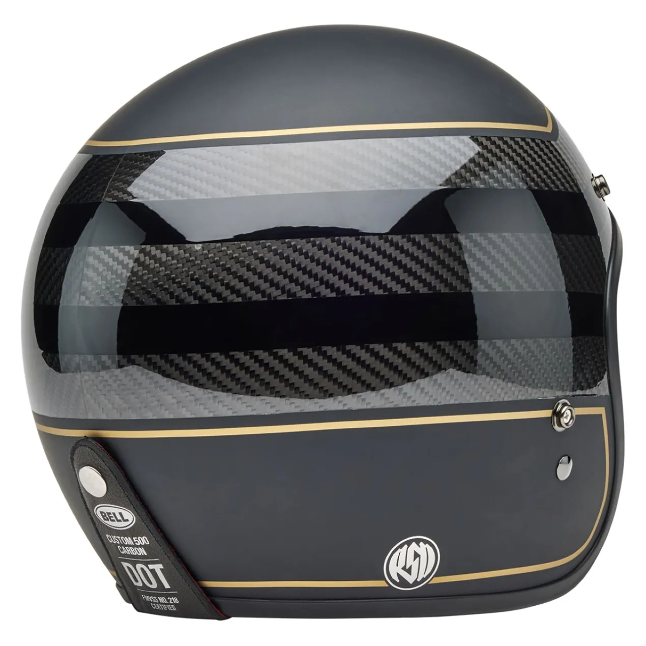 Casco Bell Custom 500 Carbon 2026 Roland Sands The Redondo Nero Opaco Lucido