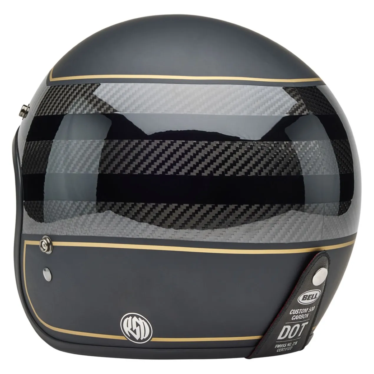 Casco Bell Custom 500 Carbon 2026 Roland Sands The Redondo Nero Opaco Lucido