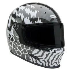 Casco Bell Eliminator Carbon 2026 Deathspray Nero Bianco